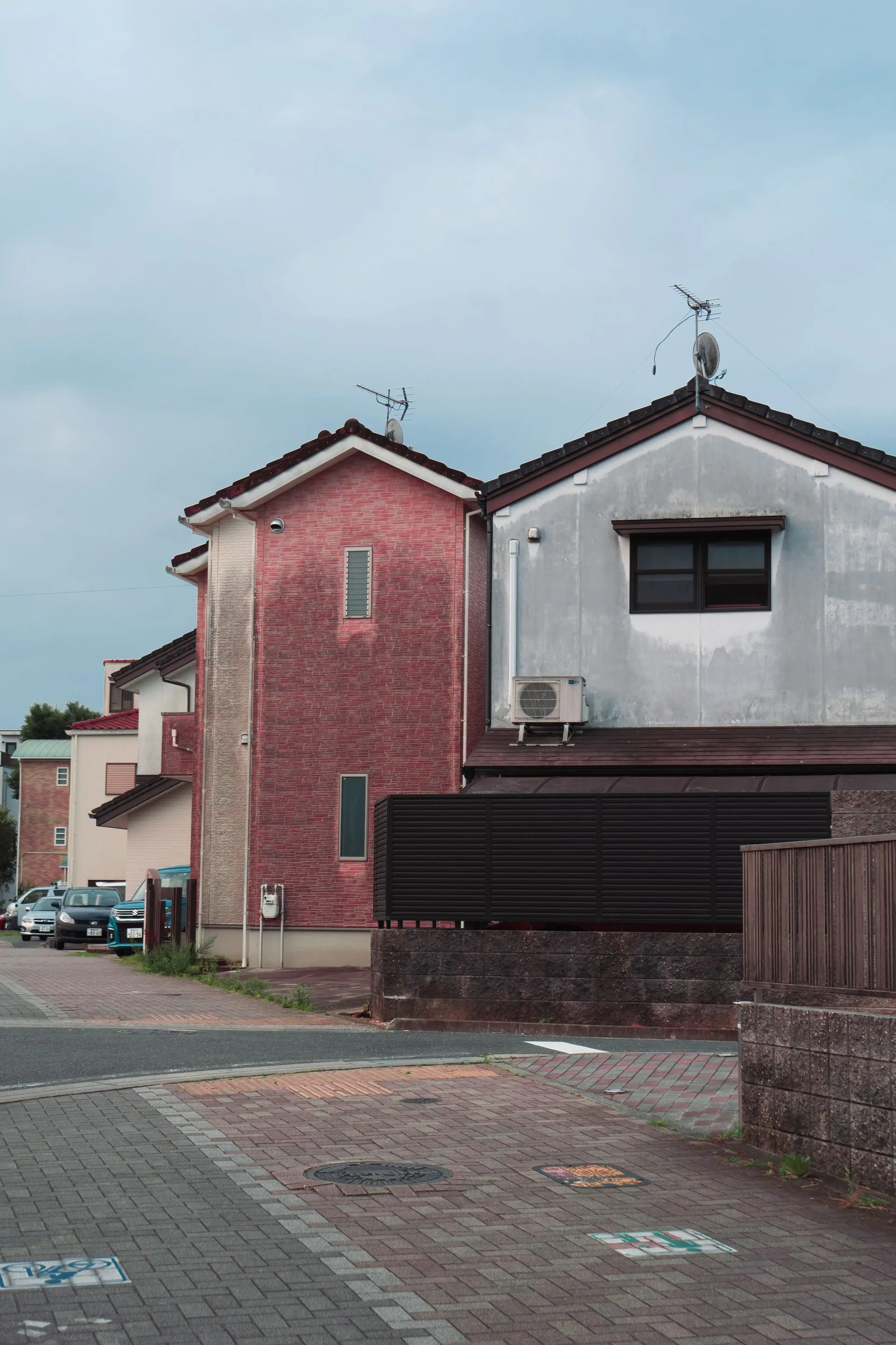 横浜近郊にもよくある日本の住宅街の街並み